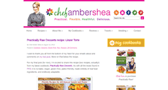 Desktop Screenshot of chefambershea.com